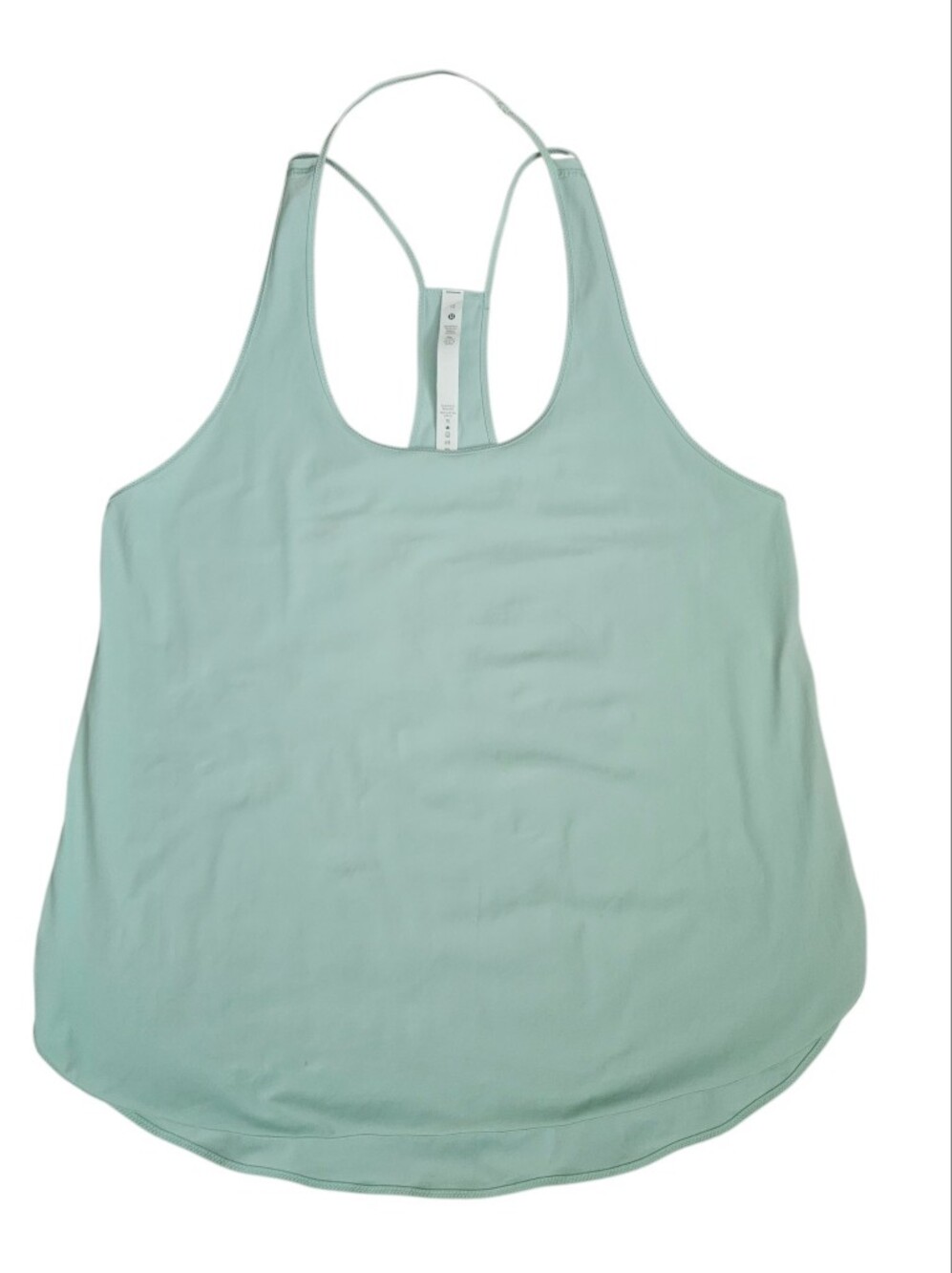 Lululemonโ Coastal Tank Top Delicate Mint Sz 12 Racerback NWT Athletic Workout